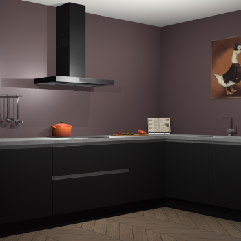 Zwarte greeploze keuken Canberra 28623