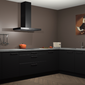 Zwarte keuken Canberra 28624