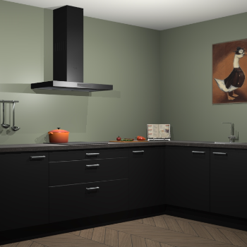 Zwarte keuken Canberra 28628