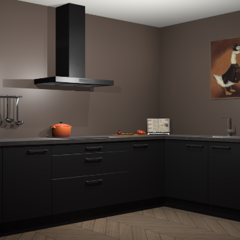 Zwarte keuken Canberra 28630