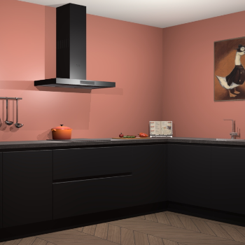 Zwarte greeploze keuken Canberra 28632