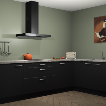 Zwarte keuken Canberra 28634