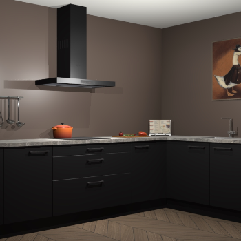 Zwarte keuken Canberra 28636