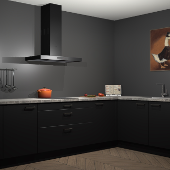 Zwarte keuken Canberra 28637