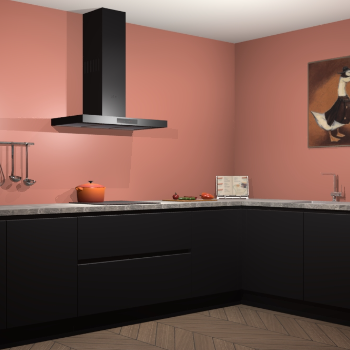 Zwarte greeploze keuken Canberra 28638