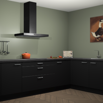 Zwarte keuken Canberra 28646