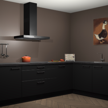 Zwarte keuken Canberra 28648