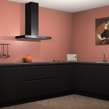 Zwarte greeploze keuken Canberra 28650