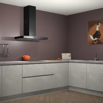 Beton opaal greeploze keuken Canberra 28713