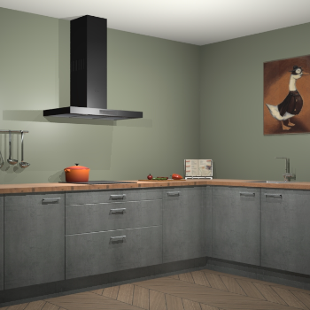 Beton parelgrijs keuken Canberra 28727