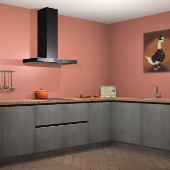 Beton parelgrijs greeploze keuken Canberra 28731