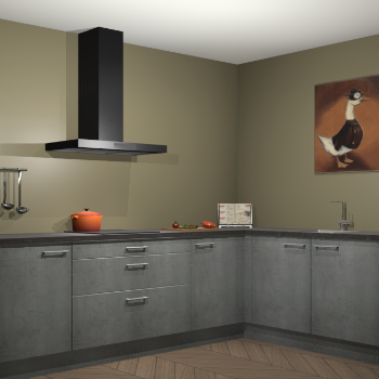 Beton parelgrijs keuken Canberra 28738