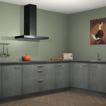 Beton parelgrijs keuken Canberra 28739