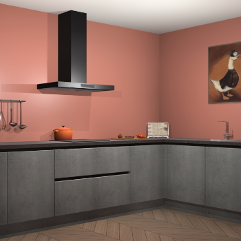 Beton parelgrijs greeploze keuken Canberra 28743