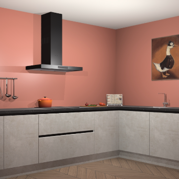 Beton opaal greeploze keuken Canberra 28722