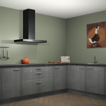 Beton parelgrijs keuken Canberra 28757