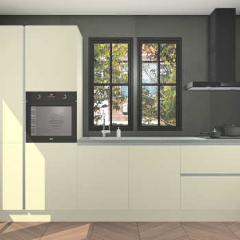 Magnolia greeploze keuken Brussel 28659