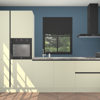 Magnolia greeploze keuken Brussel 28674