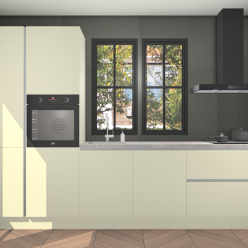 Magnolia greeploze keuken Brussel 28677