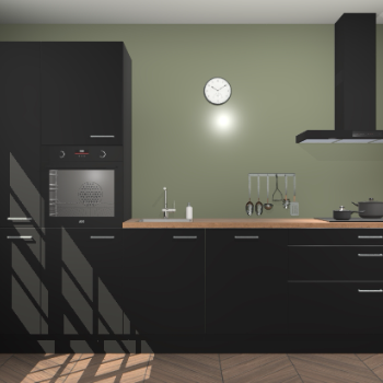 Zwarte keuken Brussel 28783