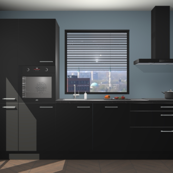 Zwarte keuken Brussel 28812