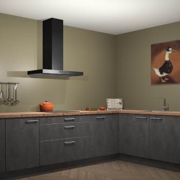 Beton antraciet keuken Canberra 28855