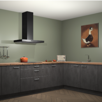 Beton antraciet keuken Canberra 28856