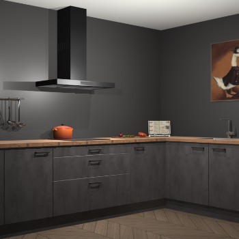Beton antraciet keuken Canberra 28859