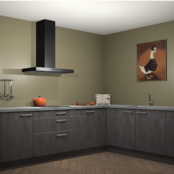 Beton antraciet keuken Canberra 28861