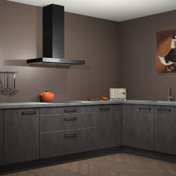 Beton antraciet keuken Canberra 28864