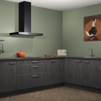 Beton antraciet keuken Canberra 28868