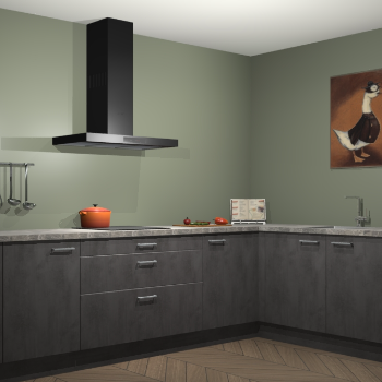 Beton antraciet keuken Canberra 28874