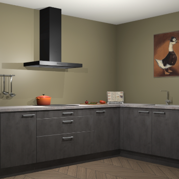 Beton antraciet keuken Canberra 28879