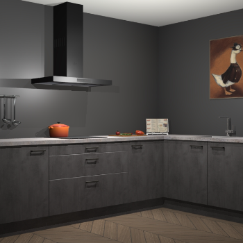 Beton antraciet keuken Canberra 28883