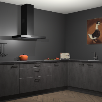 Beton antraciet keuken Canberra 28889