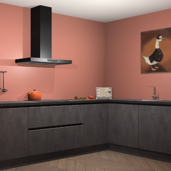 Beton antraciet greeploze keuken Canberra 28890