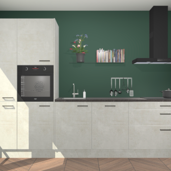 Beton opaal keuken Brussel 28834