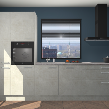 Beton opaal keuken Brussel 28842