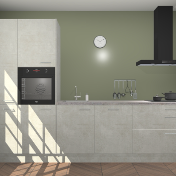 Beton opaal keuken Brussel 28843