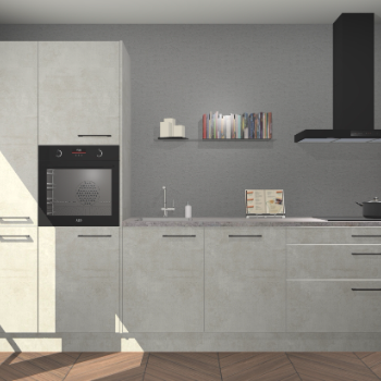 Beton opaal keuken Brussel 28845