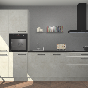 Beton opaal keuken Brussel 28851