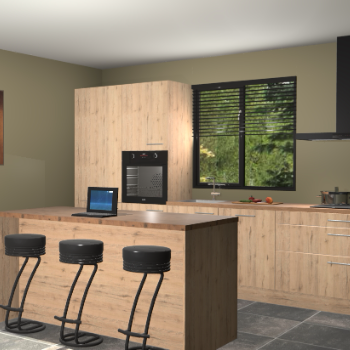 Madera natuur keuken Bonaire 29117