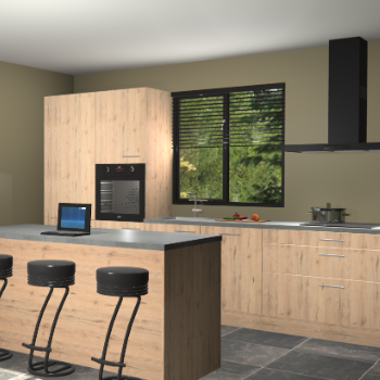 Madera natuur keuken Bonaire 29123