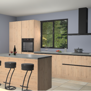 Madera natuur greeploze keuken Bonaire 29128