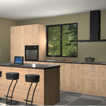 Madera natuur keuken Bonaire 29129