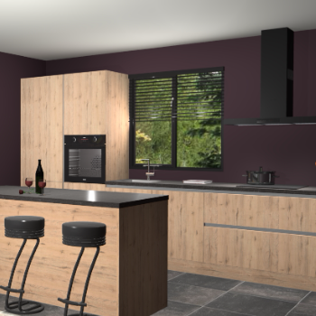 Madera natuur greeploze keuken Bonaire 29131