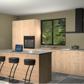 Madera natuur keuken Bonaire 29135