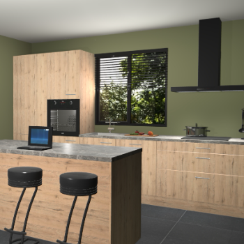 Madera natuur keuken Bonaire 29136