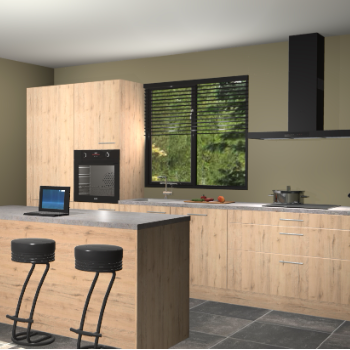 Madera natuur keuken Bonaire 29141