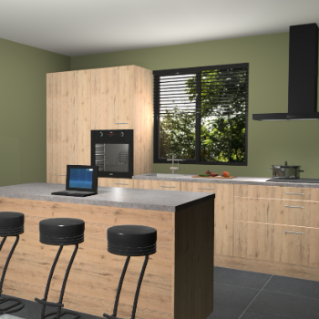 Madera natuur keuken Bonaire 29142